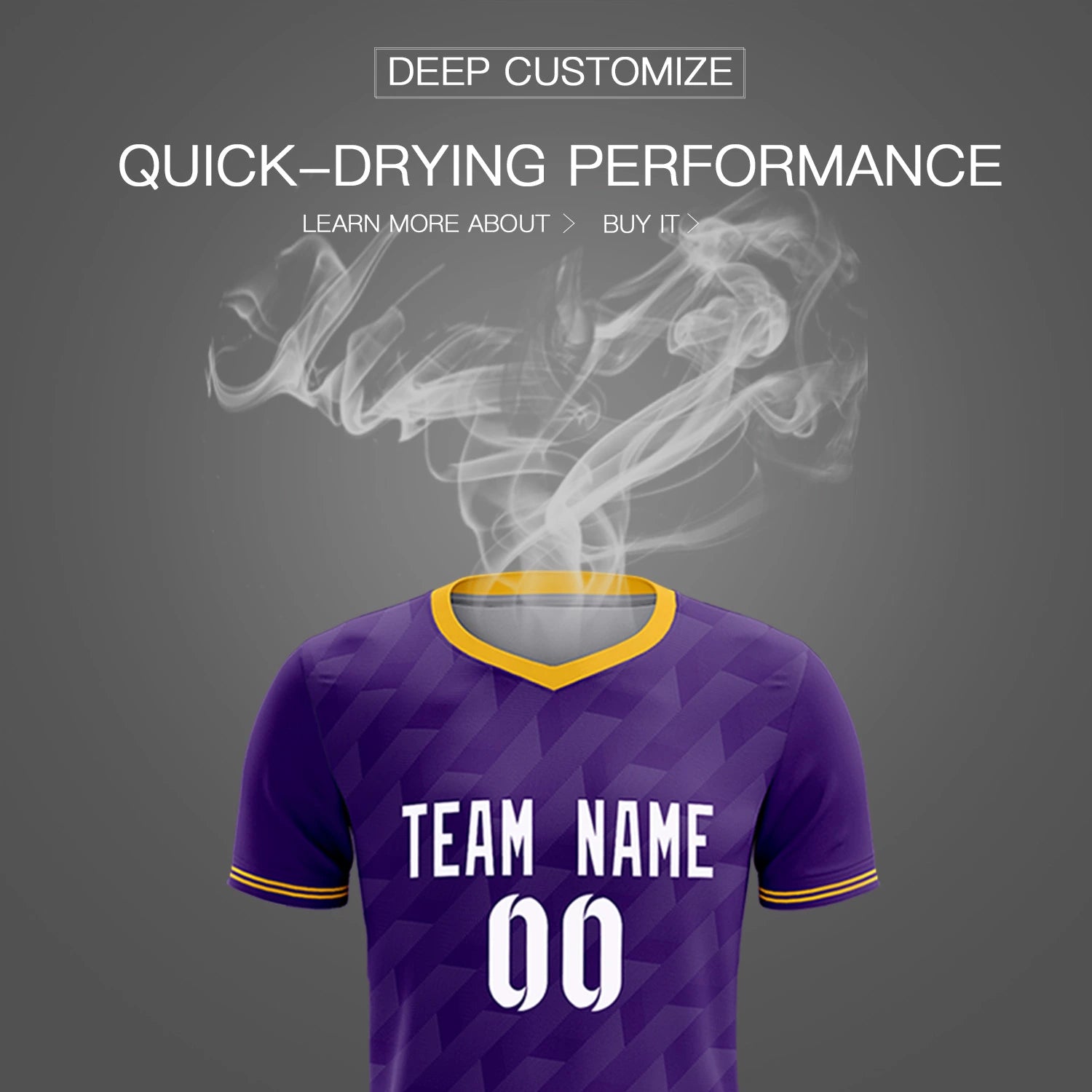 Custom Purple Gold01 Training Uniform Soccer Sets Jersey