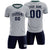 Custom Gray Midnight Green Training Uniform Soccer Sets Jersey