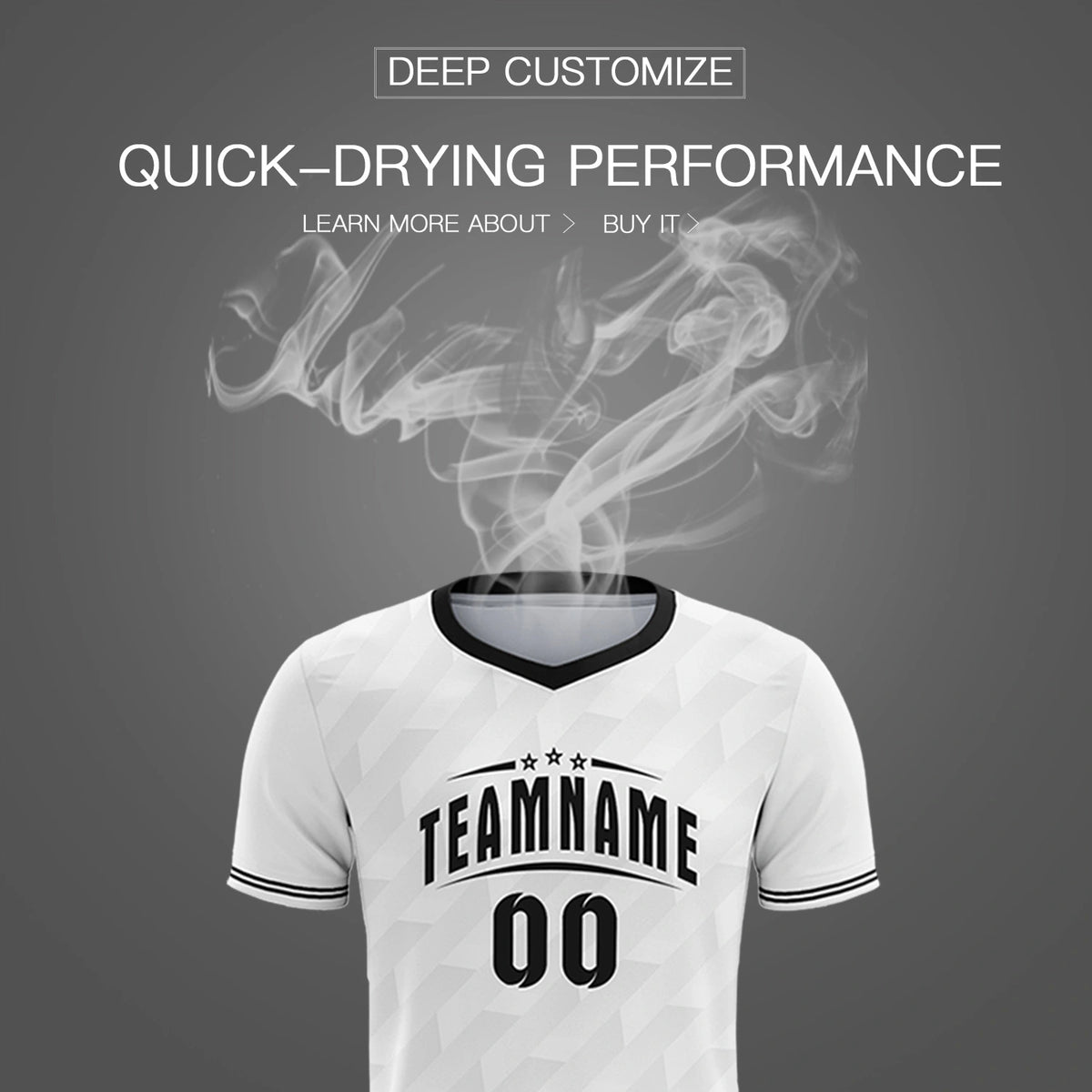 Custom White Black Training Uniform Soccer Sets Jersey