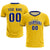 Custom Gold01 Royal Blue Training Uniform Soccer Sets Jersey