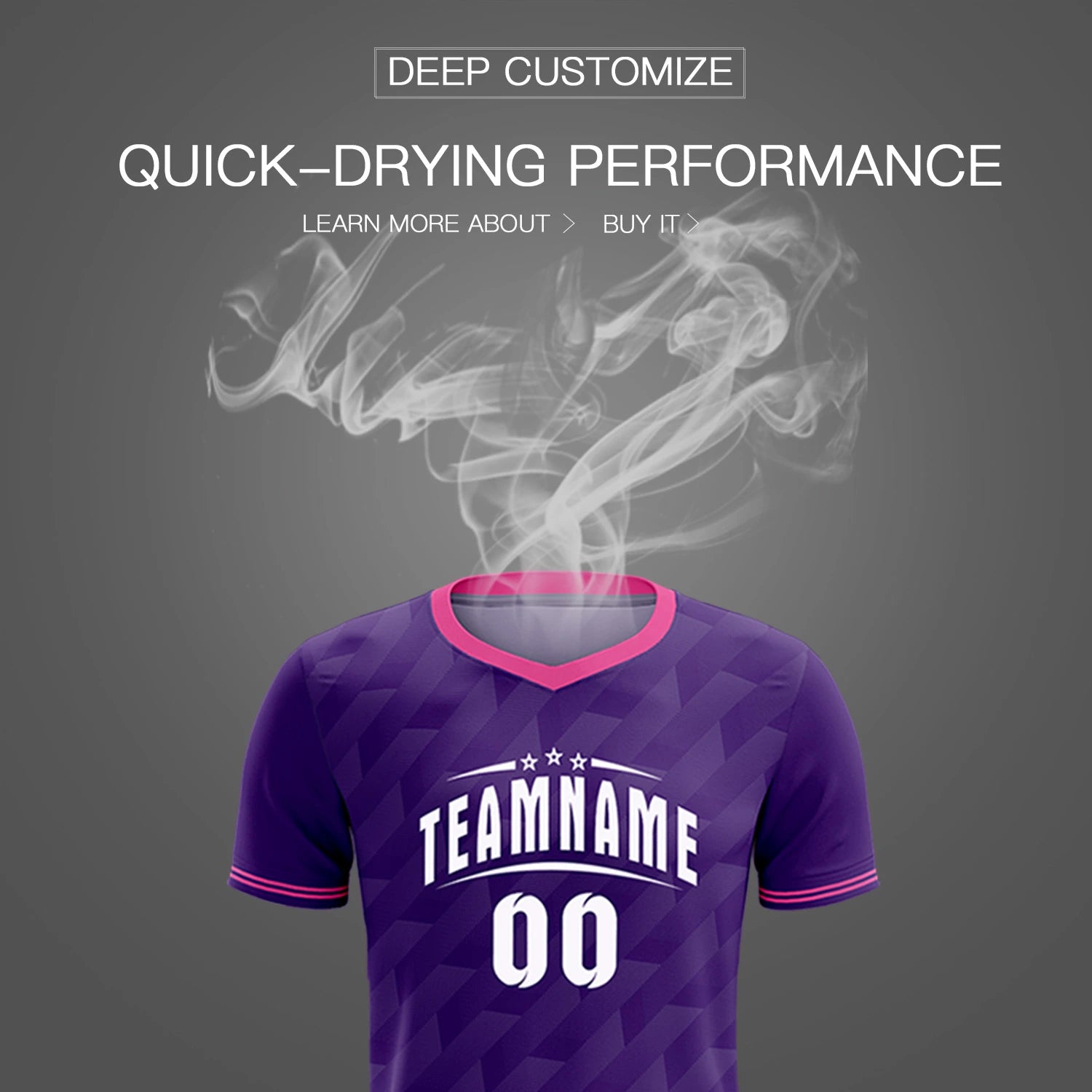 Custom Purple Pink Training Uniform Soccer Sets Jersey