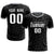 Custom Black White Training Uniform Soccer Sets Jersey