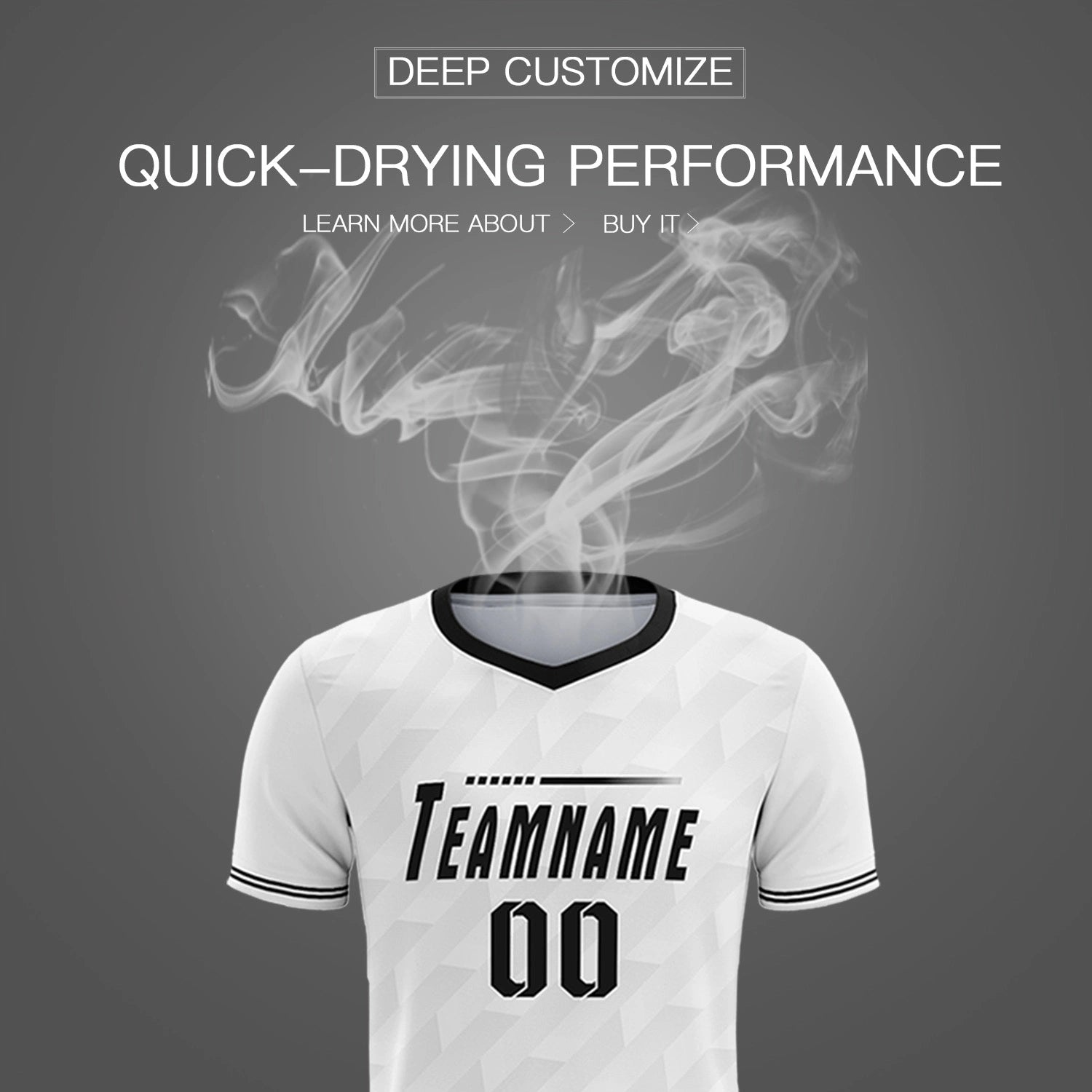 Custom White Black Training Uniform Soccer Sets Jersey