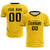 Custom Gold01 Black Training Uniform Soccer Sets Jersey