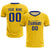 Custom Gold01 Royal Blue Training Uniform Soccer Sets Jersey