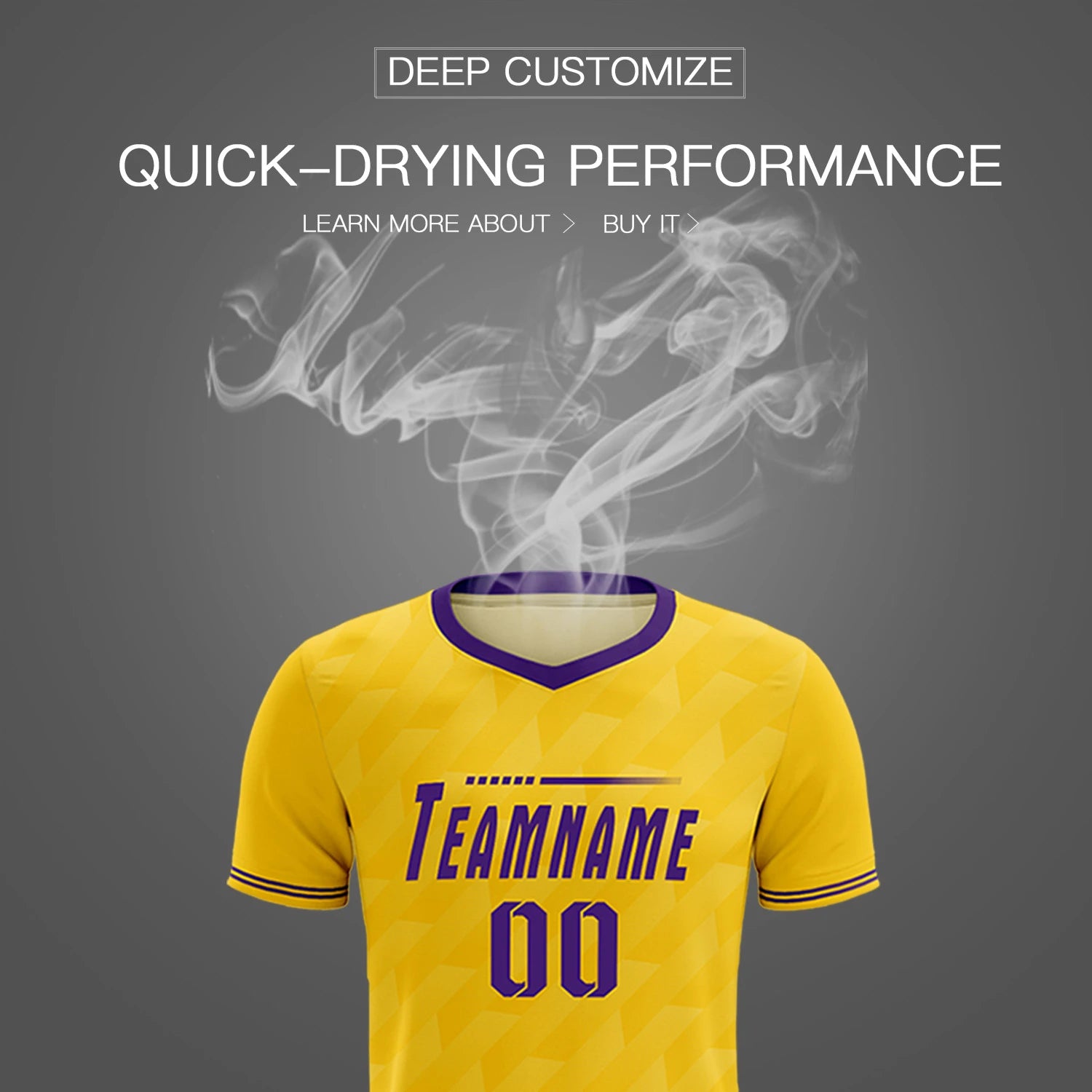 Custom Gold01 Purple Training Uniform Soccer Sets Jersey