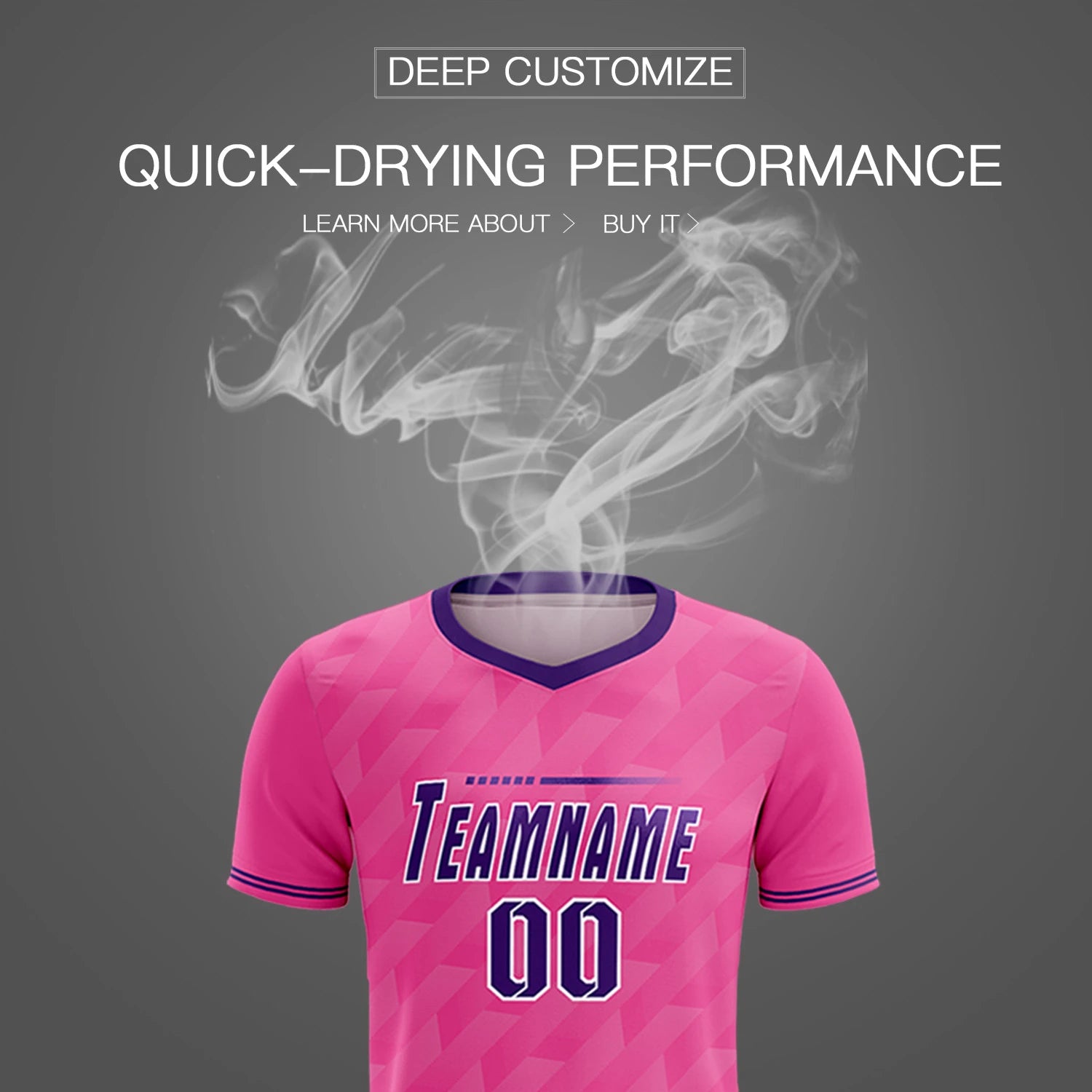 Custom Pink Purple Training Uniform Soccer Sets Jersey