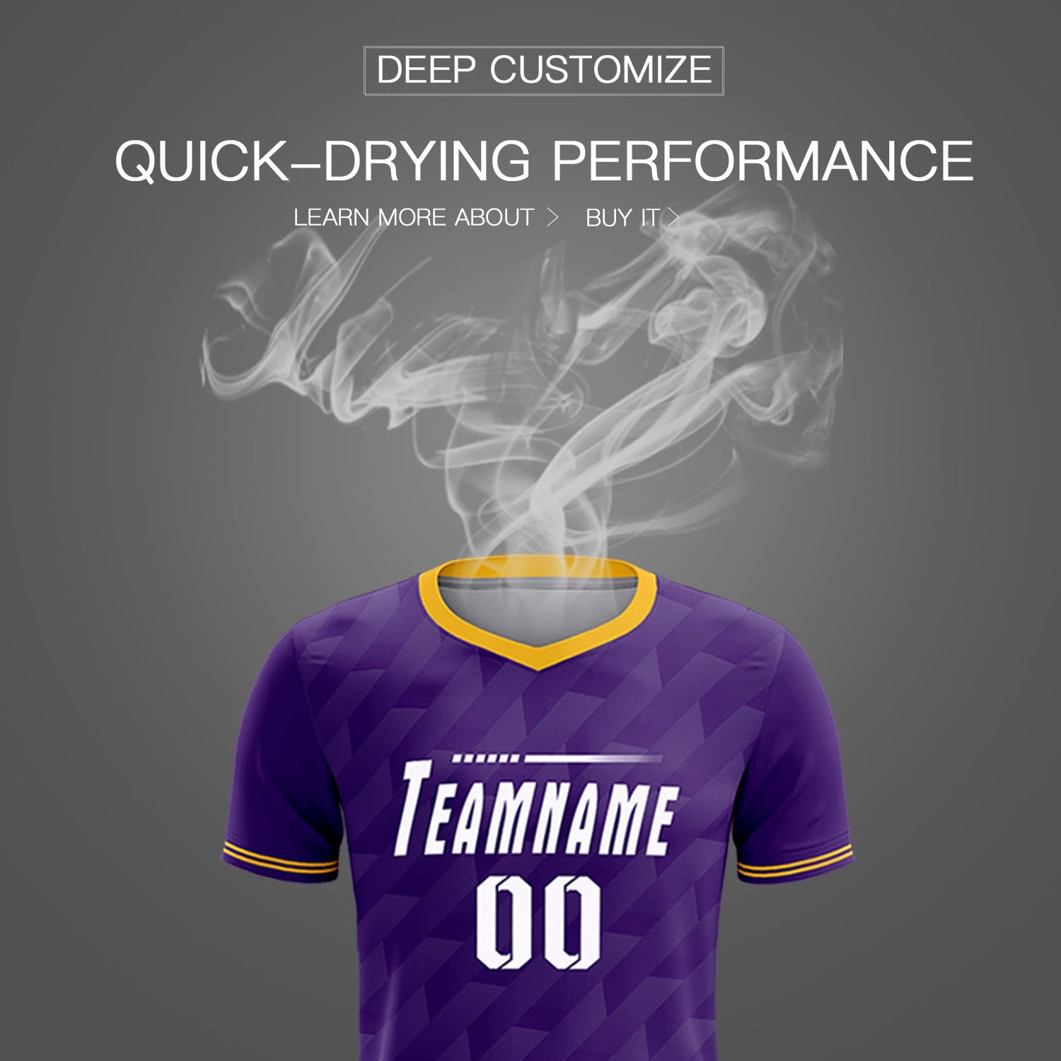 Custom Purple Gold01 Training Uniform Soccer Sets Jersey