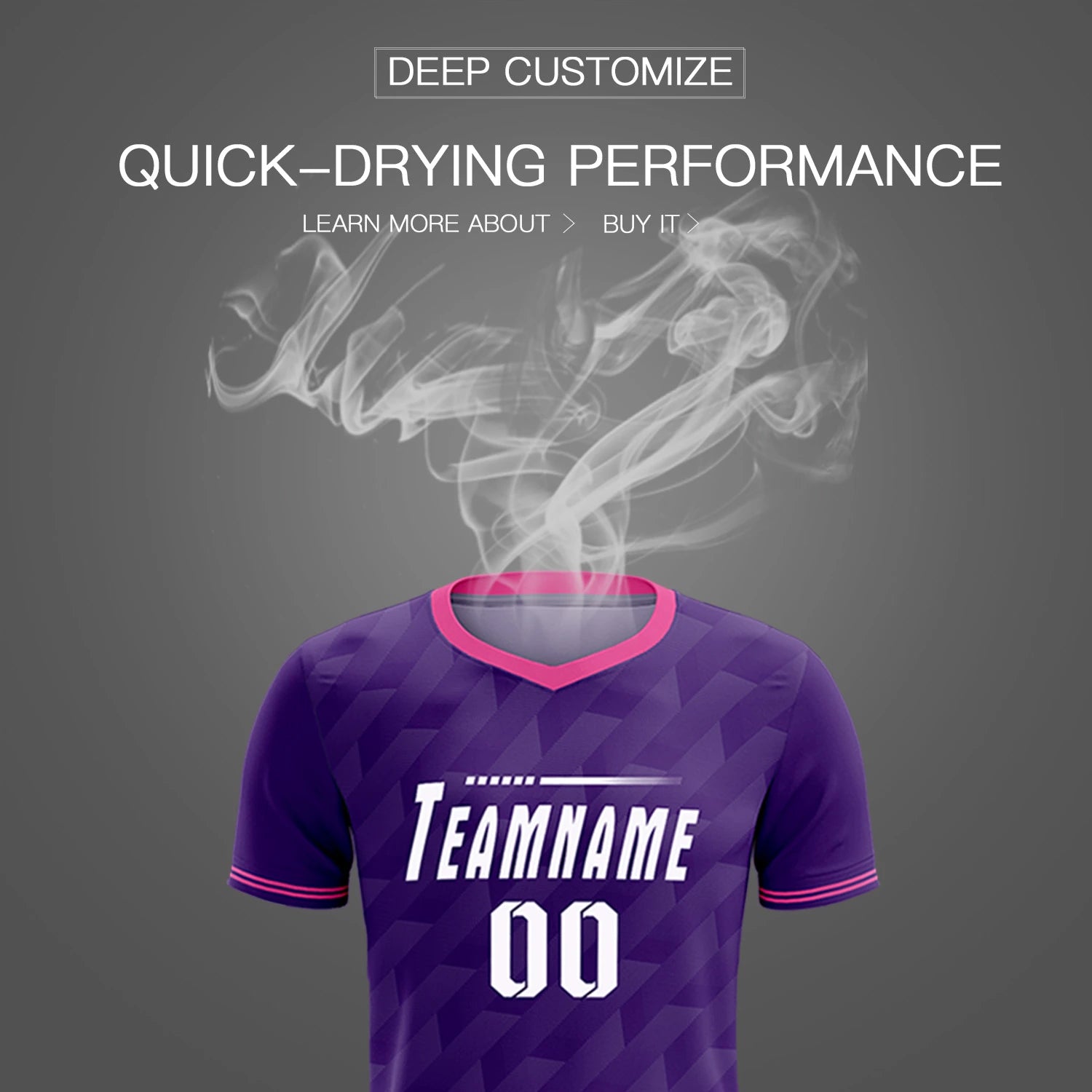 Custom Purple Pink Training Uniform Soccer Sets Jersey