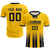 Custom Gold01 Navy Vertical Training Uniform Soccer Sets Jersey