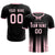 Custom Black Light Pink Vertical Training Uniform Soccer Sets Jersey