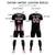 Custom Black Light Pink Vertical Training Uniform Soccer Sets Jersey