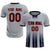 Custom Gray Navy Vertical Training Uniform Soccer Sets Jersey