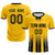 Custom Gold01 Navy Vertical Training Uniform Soccer Sets Jersey