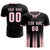 Custom Black Light Pink Vertical Training Uniform Soccer Sets Jersey