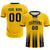 Custom Gold01 Navy Vertical Training Uniform Soccer Sets Jersey