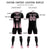 Custom Black Light Pink Vertical Training Uniform Soccer Sets Jersey