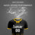 Custom Black Gold01 Vertical Training Uniform Soccer Sets Jersey