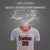 Custom Gray Orange Vertical Training Uniform Soccer Sets Jersey