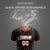 Custom Black Orange Breathable Soccer Sets Jersey