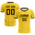 Custom Gold 01 Black Breathable Soccer Sets Jersey