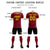 Custom Crimson Gold 01 Breathable Soccer Sets Jersey