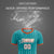 Custom Aqua Orange Breathable Soccer Sets Jersey