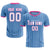 Custom Light Blue Pink Breathable Soccer Sets Jersey