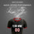 Custom Black Red Breathable Soccer Sets Jersey