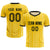 Custom Gold 01 Black Breathable Soccer Sets Jersey