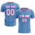 Custom Light Blue Pink Breathable Soccer Sets Jersey