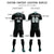 Custom Black Midnight Green Breathable Soccer Sets Jersey