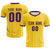 Custom Gold 01 Purple Breathable Soccer Sets Jersey