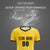 Custom Gold 01 Black Breathable Soccer Sets Jersey