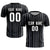 Custom Black Black Breathable Soccer Sets Jersey