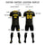 Custom Black Gold 01 Breathable Soccer Sets Jersey