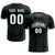 Custom Black Midnight Green Breathable Soccer Sets Jersey