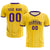 Custom Gold 01 Purple Breathable Soccer Sets Jersey