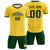 Custom Gold 01 Green Breathable Soccer Sets Jersey