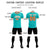 Custom Bright Green Orange Breathable Soccer Sets Jersey