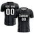 Custom Black Black Breathable Soccer Sets Jersey