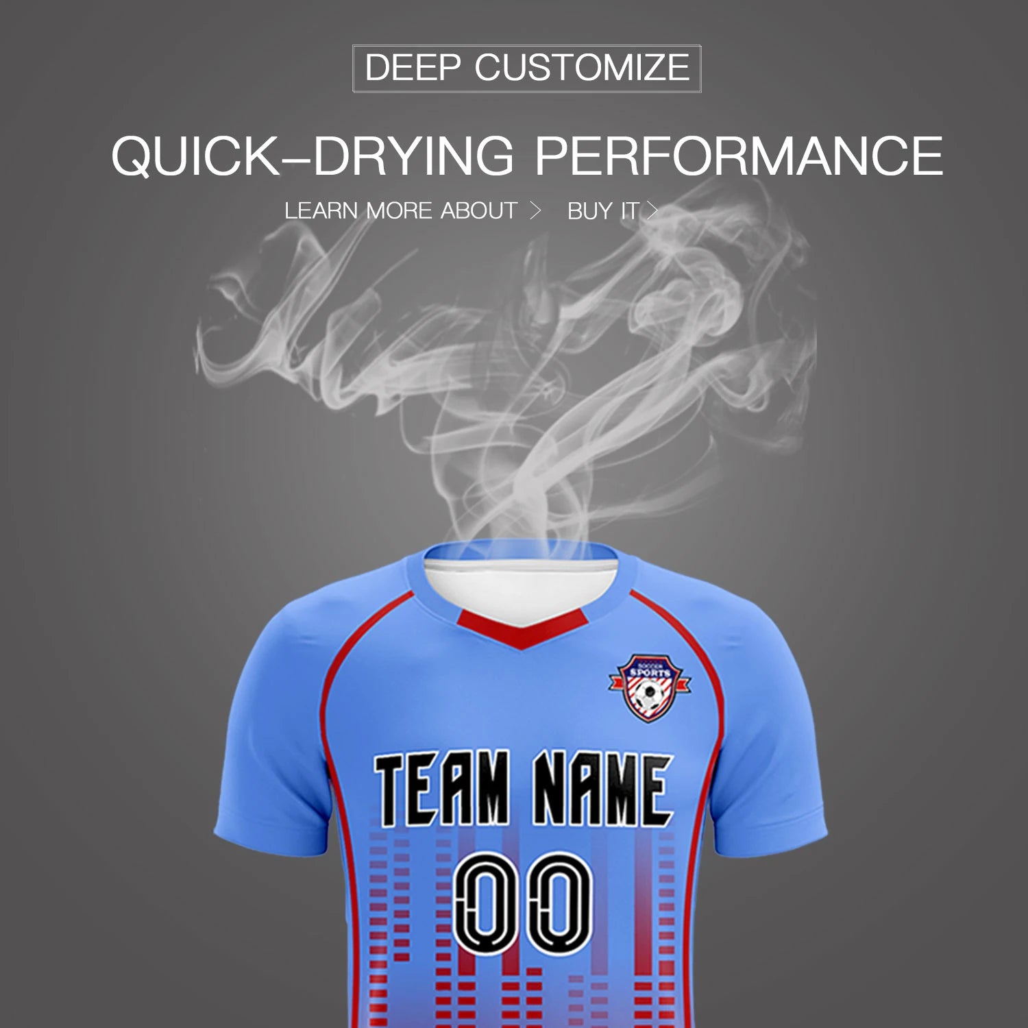 Custom Ligth Pink-Red Printing Outdoor Tracksuit Soccer Sets Jersey