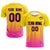 Custom Yellow Pink Printing Outdoor Tracksuit Soccer Sets Jersey