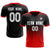 Custom Black Red Printing Sportswear Soccer Sets Jersey