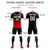 Custom Black Red Printing Sportswear Soccer Sets Jersey