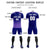 Custom Light Purple Purple Printing Sportswear Soccer Sets Jersey