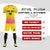 Custom Gold01 Pink Printing Sportswear Soccer Sets Jersey