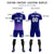 Custom Light Purple Purple Printing Sportswear Soccer Sets Jersey