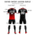 Custom Black Red Printing Sportswear Soccer Sets Jersey