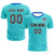 Custom Aqua Powder Blue Training Uniform For Men Soccer Sets Jersey